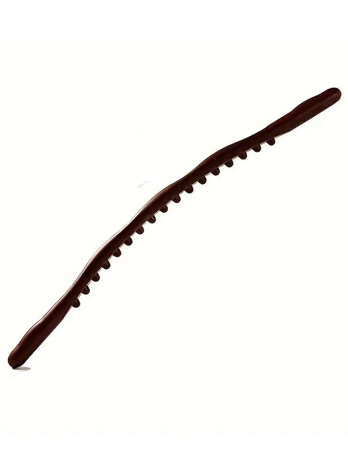 Generic 1pc 19 Beads Rolling Massage Stick For Neck Back And Stomach Pain Relief Design That Matches Your Body Muscles  - Image 1