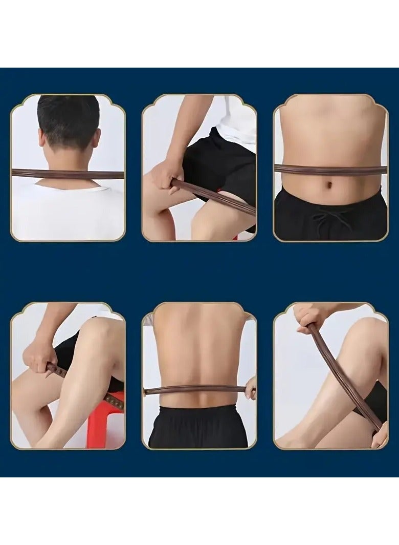 Generic 1pc 19 Beads Rolling Massage Stick For Neck Back And Stomach Pain Relief Design That Matches Your Body Muscles  - Image 4
