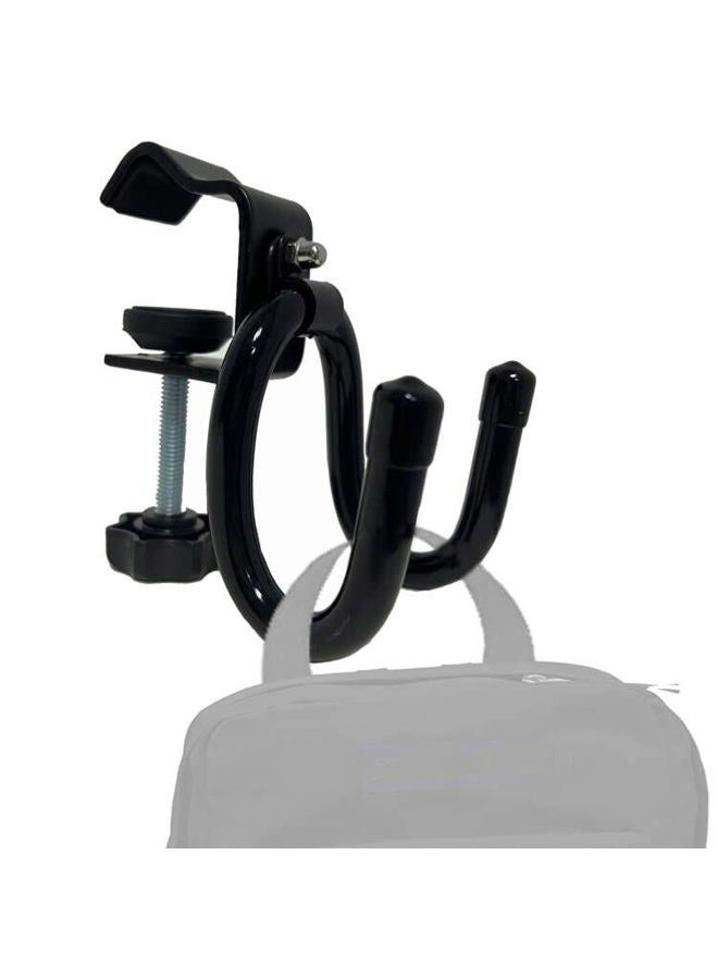 Pmsanzay Backpack Hanger Handbag Organizer Lunch Bag Storage Purse Hook Bag Rack Laptop Bag Holder Clamp-On Desk Mount Backpack Hanger to Reduce Desk Clutter (Hold Up to 20 lb. Capacity)  - Image 1