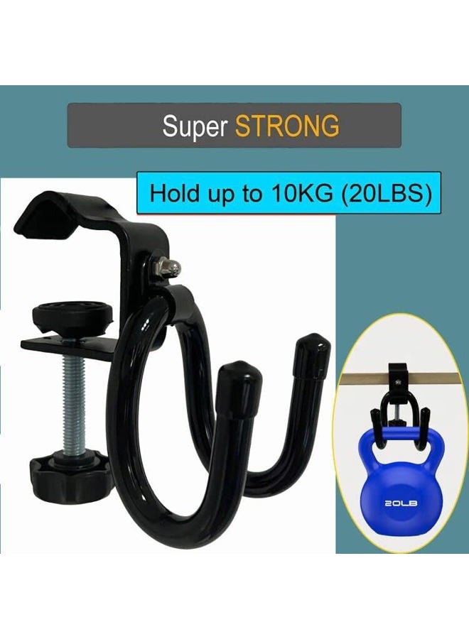 Pmsanzay Backpack Hanger Handbag Organizer Lunch Bag Storage Purse Hook Bag Rack Laptop Bag Holder Clamp-On Desk Mount Backpack Hanger to Reduce Desk Clutter (Hold Up to 20 lb. Capacity)  - Image 3