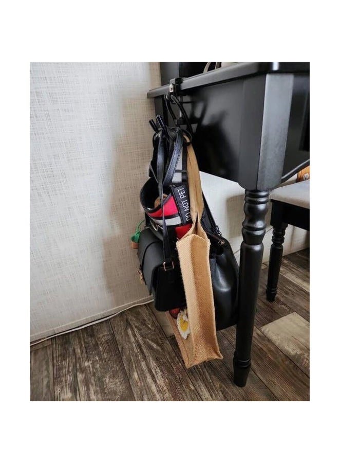 Pmsanzay Backpack Hanger Handbag Organizer Lunch Bag Storage Purse Hook Bag Rack Laptop Bag Holder Clamp-On Desk Mount Backpack Hanger to Reduce Desk Clutter (Hold Up to 20 lb. Capacity)  - Image 4