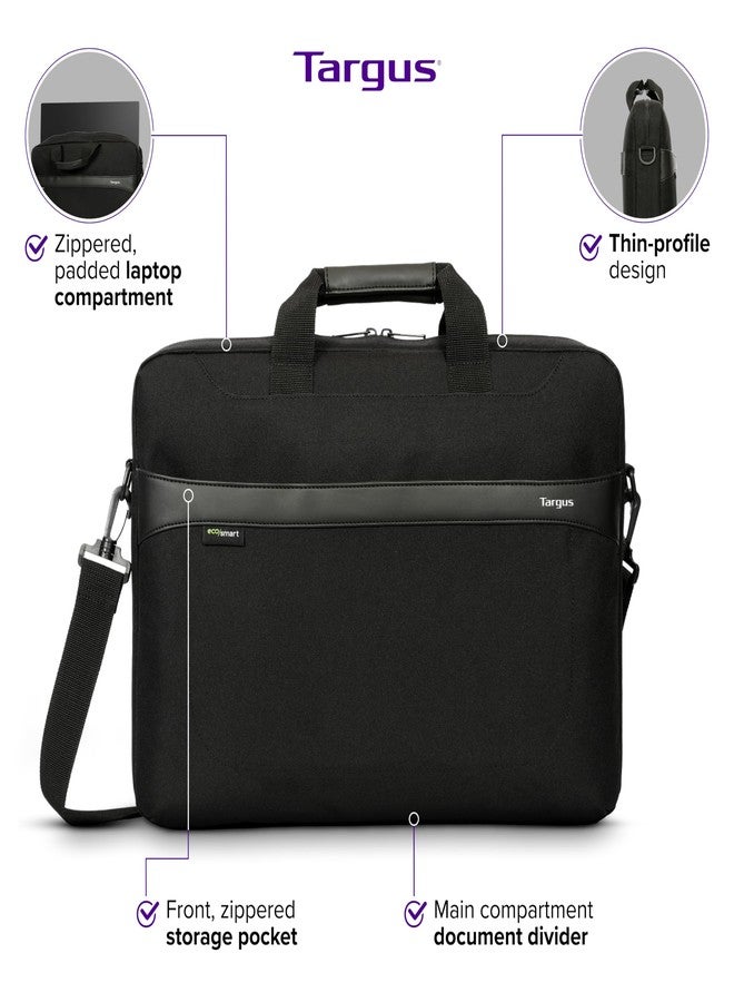 Targus 15-16" GeoLite EcoSmart® Slim Brief Laptop Bag - Image 2