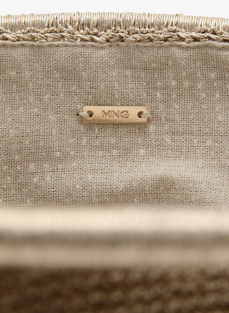 MANGO  Lurex clutch bag for Women | Best Price UAE