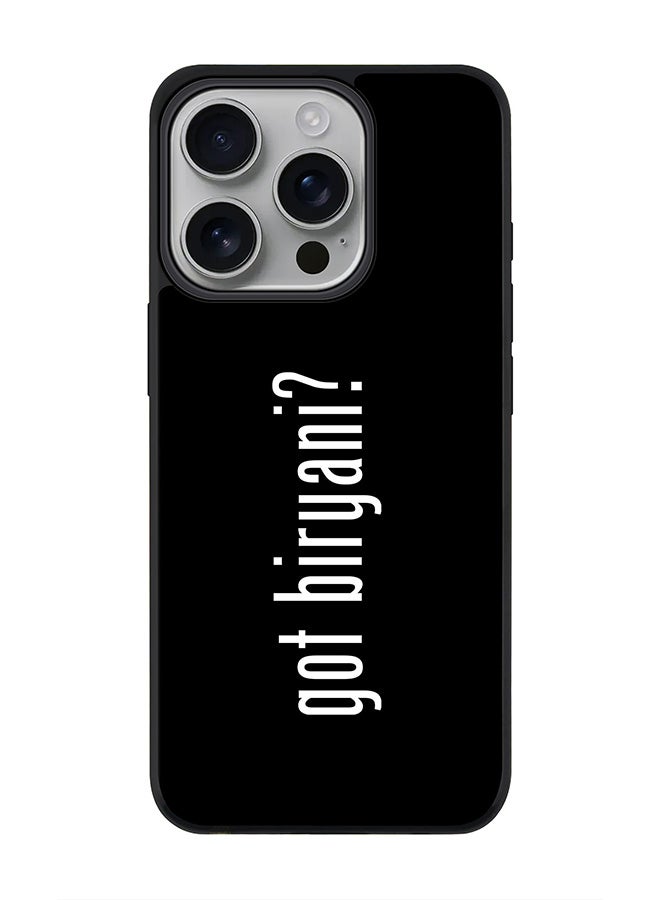 Stylizedd For iPhone 16 Pro Case [Compatible with MagSafe] Slim Magnetic cover Phone Case iPhone 16 Pro -Got Biryani? - Image 1