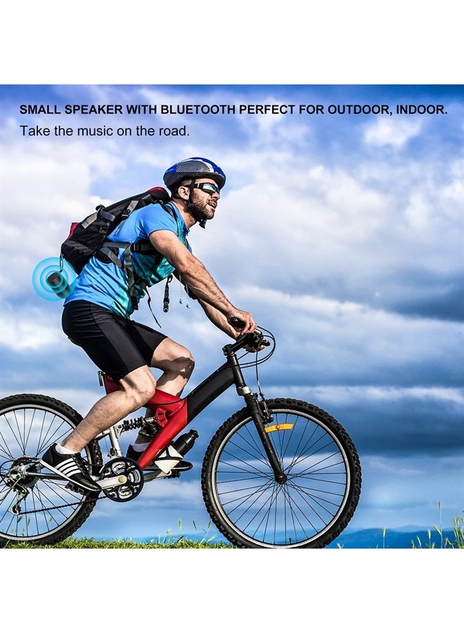 comiso Portable Bluetooth Speaker, Waterproof Small Wireless Shower Speaker IPX5, 360 HD Loud Sound, Stereo Pairing, 12H Playtime, Mini Pocket Size Built in Mic Support TF Card for Travel Outdoors - Image 2