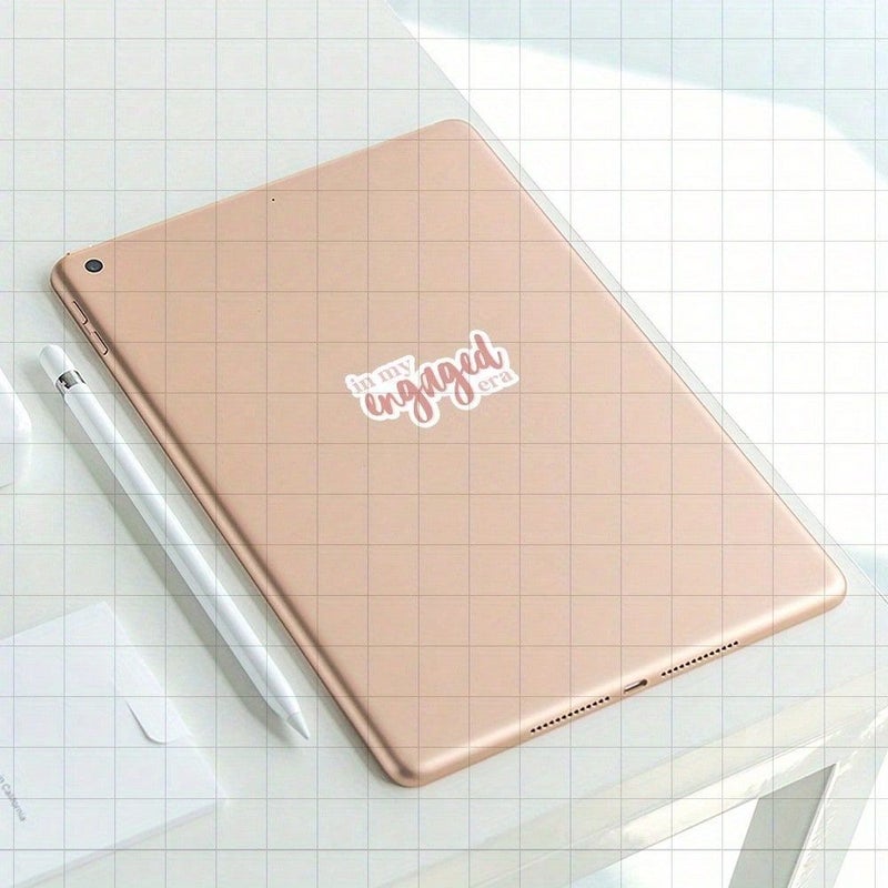 3 Inch In My Engaged Era Vinyl Decal For Future Brides Romantic Laptop Planner Decor - Image 5