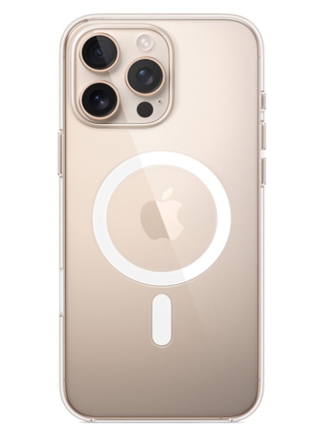 Magsafe Case for iPhone 16 Pro Max Magsafe Clear Cover Magnetic Wireless Charging Support, Shockproof Protection, Scratch-Resistant for iPhone 16 Pro Max - Clear - Image 1