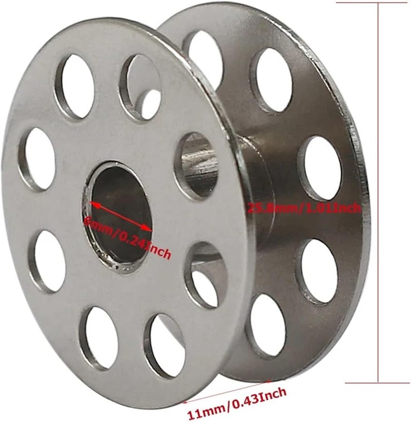 بكرات ماكينة الخياطة الصناعية كبيرة الحجم M 10 قطع - Image 4