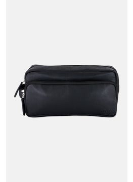 Algspar Men Brand Logo Multipurpose Toiletry Bag, Black  - Image 1