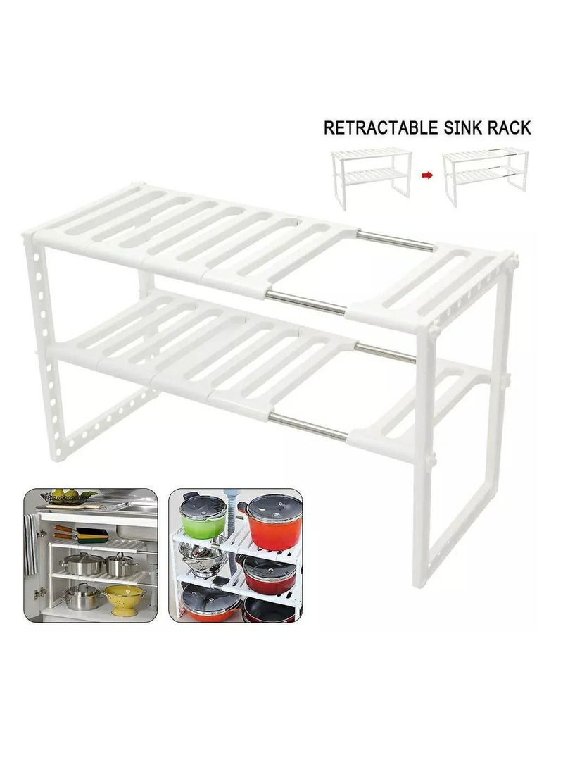 Generic Under-Sink Organizer – Multi-purpose Shelves for Kitchen and Cleaning Tools w  - Image 2