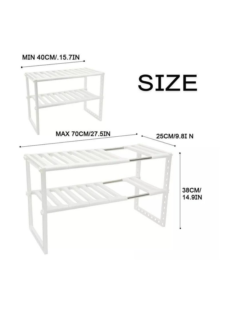 Generic Under-Sink Organizer – Multi-purpose Shelves for Kitchen and Cleaning Tools w  - Image 4