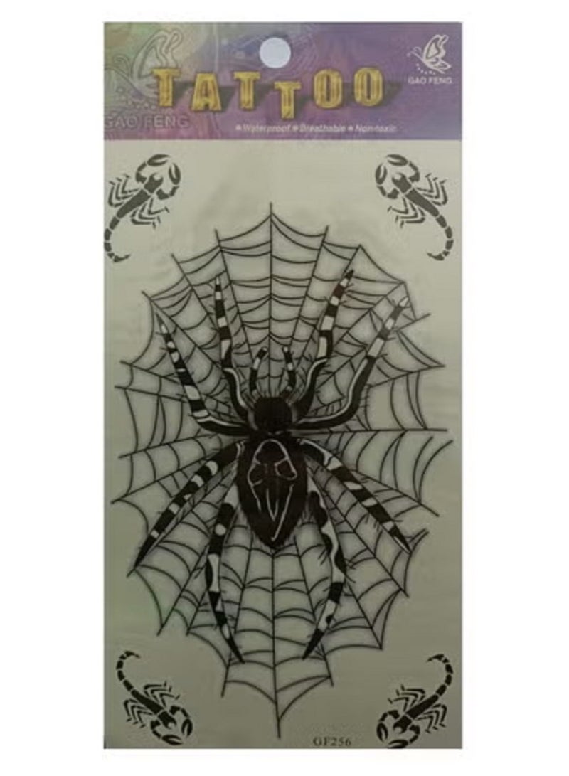 تاتؤ مؤقت علي شكل  عنكبوت بتصميم جميل وجذاب - Image 3