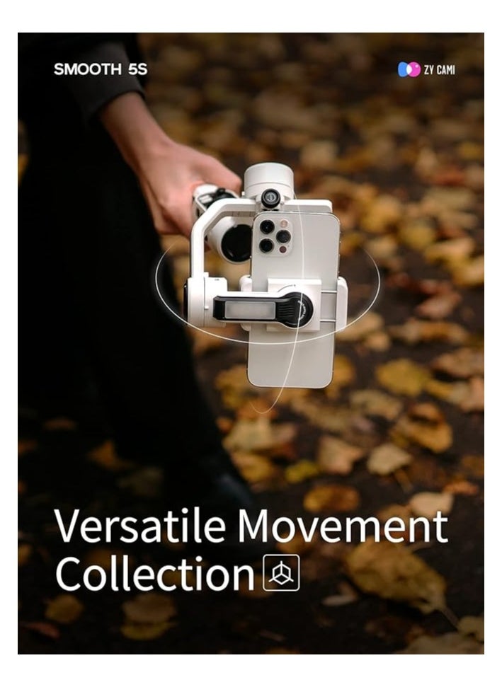 زيون - Zhiyun Smooth 5S AI 3-Axis Smartphone Gimbal (Smooth 5S AI Standard) - Image 1
