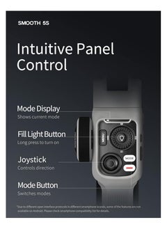 زيون Zhiyun Smooth 5S AI 3-Axis Smartphone Gimbal (Smooth 5S AI Standard)  - Image 5