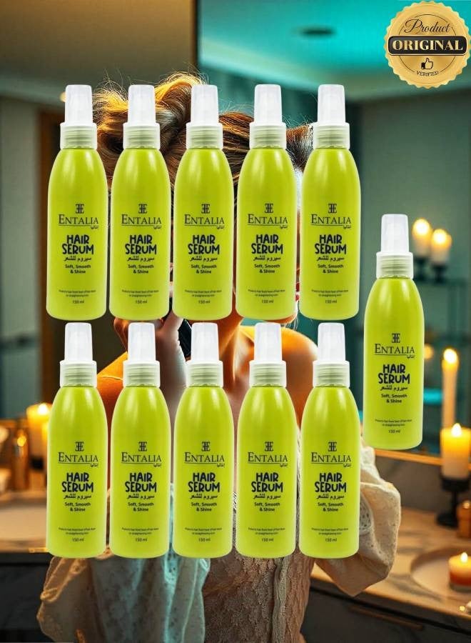 Entalla 11 Pieces Hair Serum Soft And Smooth And Shine Protects Hair From Heat Of Hair Dryer - Image 1