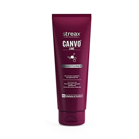 Streax Pro Canvo Line Shampoo, Conditioner & Serum For Straightened Hair - Image 3