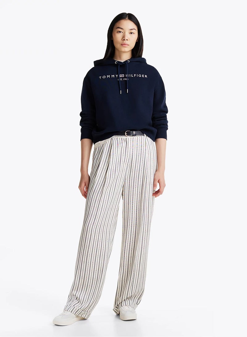 TOMMY HILFIGER Embroidered Pullover Hoodie - Image 1