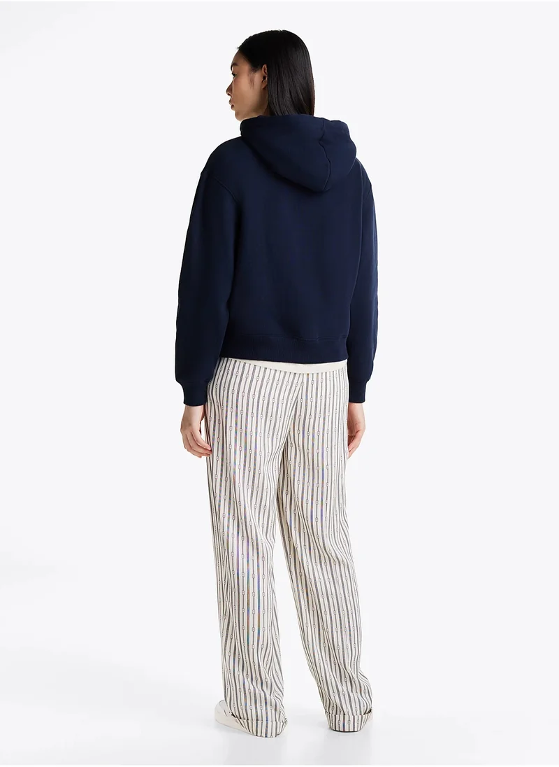 تومي هيلفيغر Embroidered Pullover Hoodie
