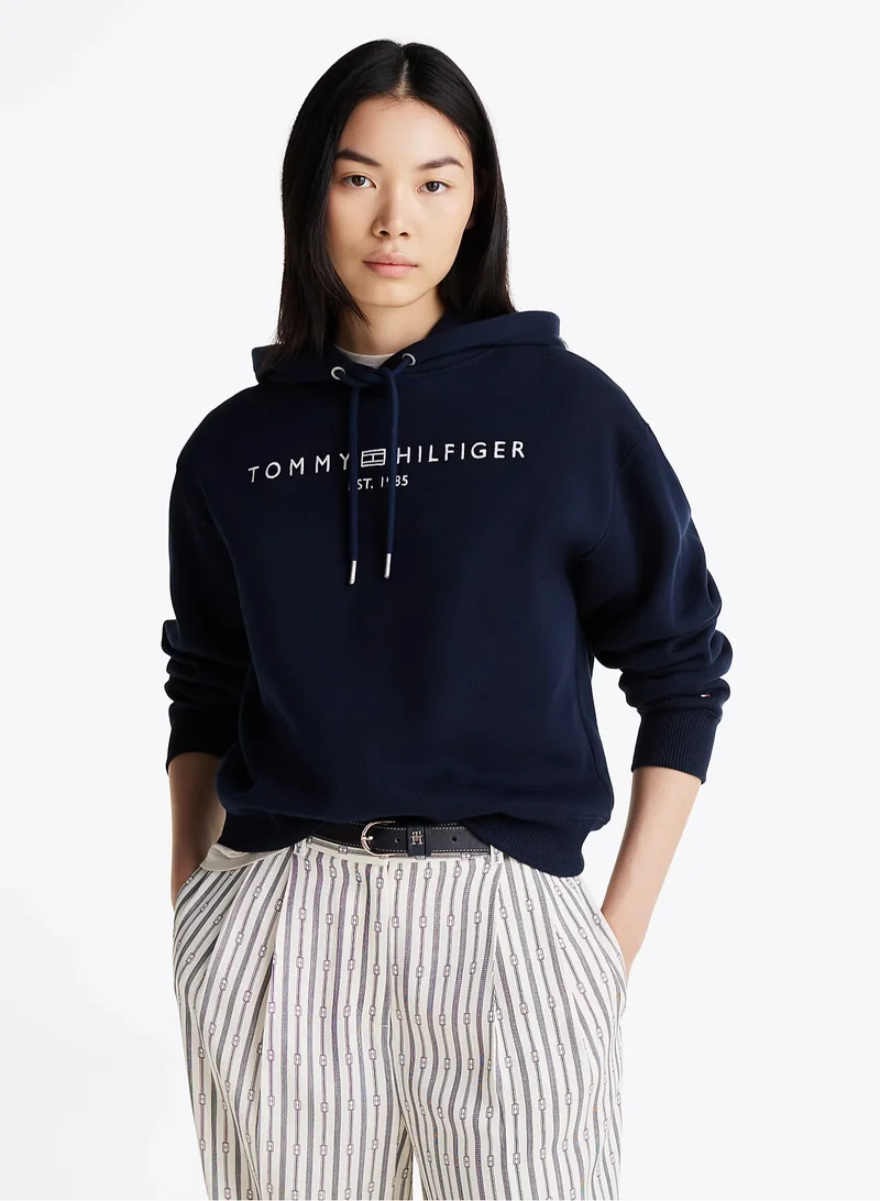 TOMMY HILFIGER Embroidered Pullover Hoodie