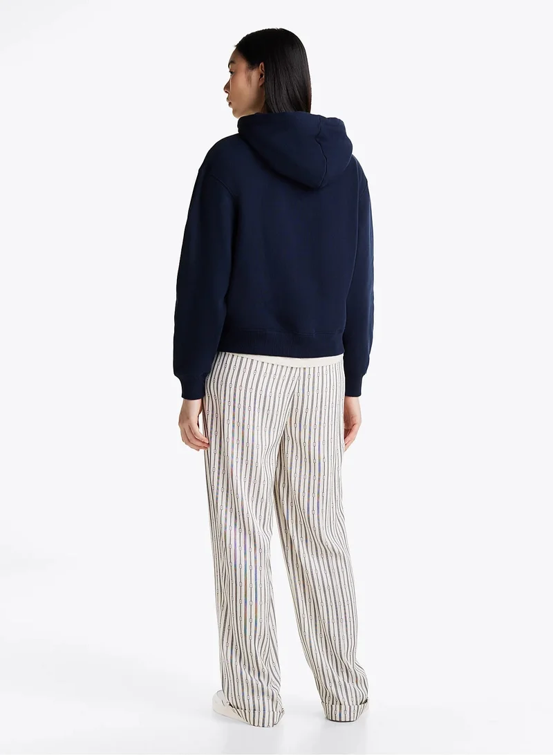 TOMMY HILFIGER Embroidered Pullover Hoodie