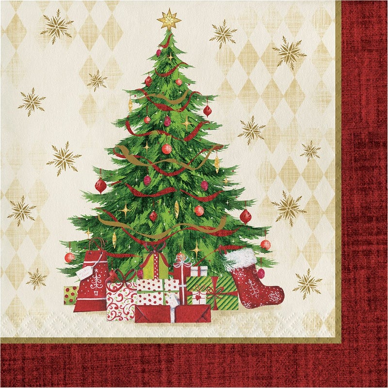 Creative Converting 16Count Lunch Paper Napkins Tasteful Tree
