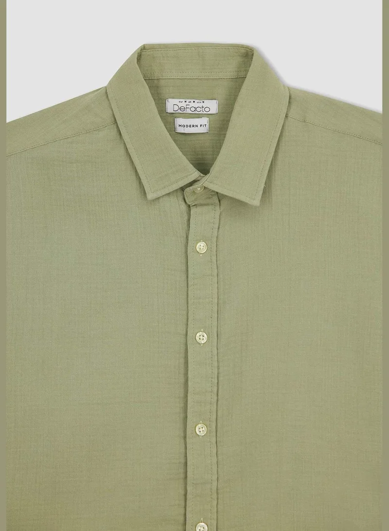 DeFacto Modern Fit Long Sleeve Shirt