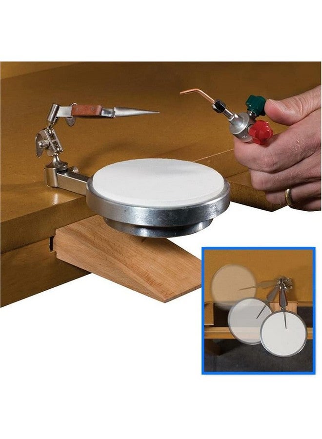 Thermo Diagonal Cross Locking Stainless Steel Tweezer with Fiber Handle/Self Closing Tweezer (5 Pieces) - Image 5