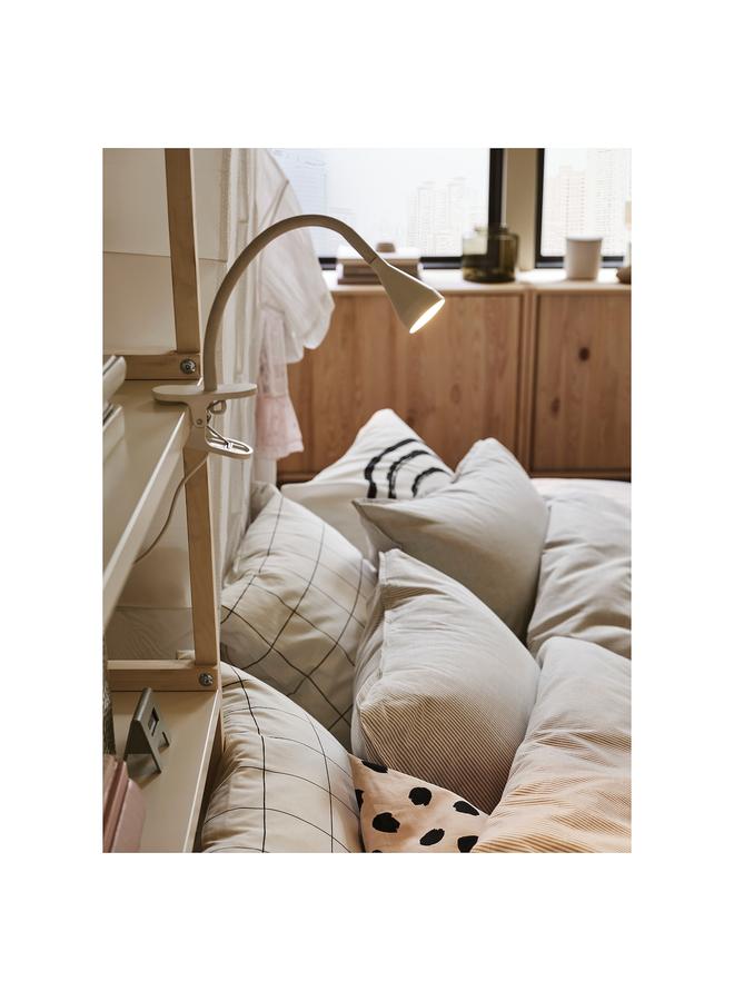 زبون مصباح LED بمشبك، أبيض - Image 4