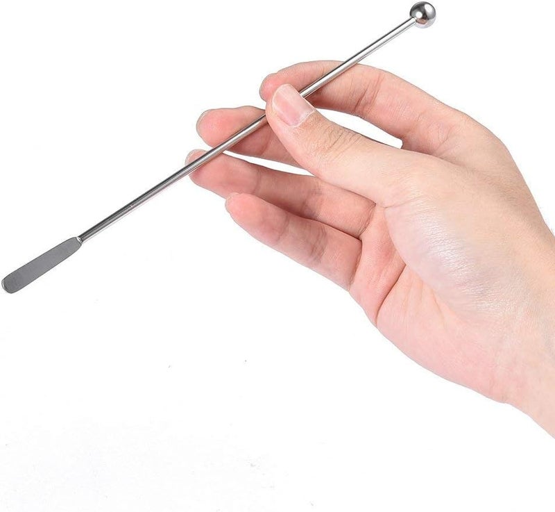 SZLFSX 20 pcs Stainless Steel Coffee Beverage Stir Sticks Cocktail Stirrers Drink Swizzle Stick 7.4" Swizzle Stick Picks Tools - Image 2