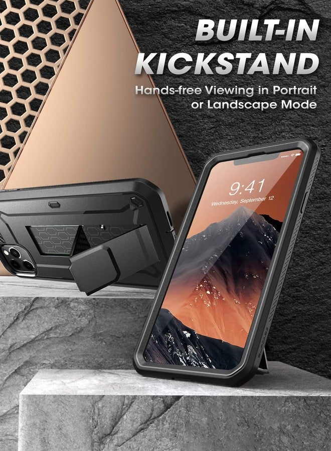 سوبكيس جراب SUPCASE لهاتف iPhone 11 Pro Max مع واقي شاشة (يونيكورن بيتل برو)، [حامل مدمج ومشبك حزام] جراب حماية متين مقاوم للصدمات لكامل الجسم لهاتف iPhone 11 Pro Max مقاس 6.5 بوصة، أسود - Image 3