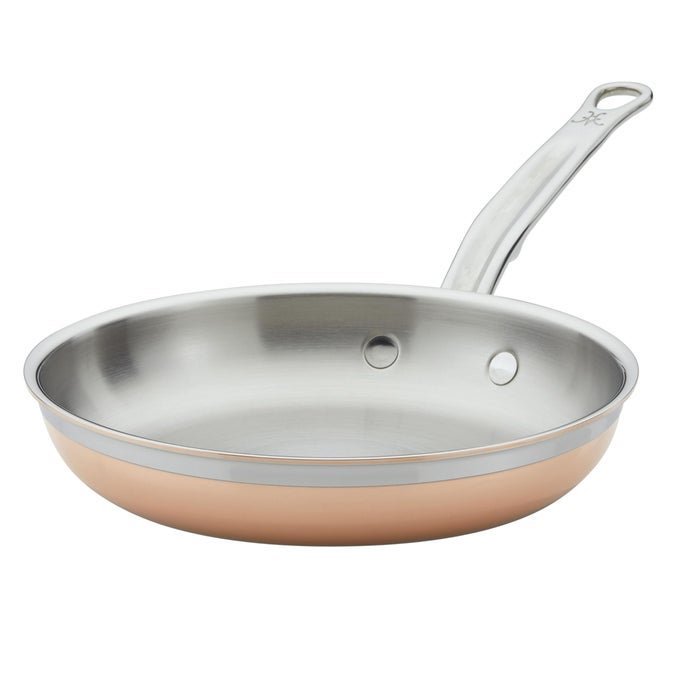 COPPERBOND COLLECTION 100 PURE COPPER FRYING PAN INDUCTION COOKTOP COMPATIBLE 85INCH