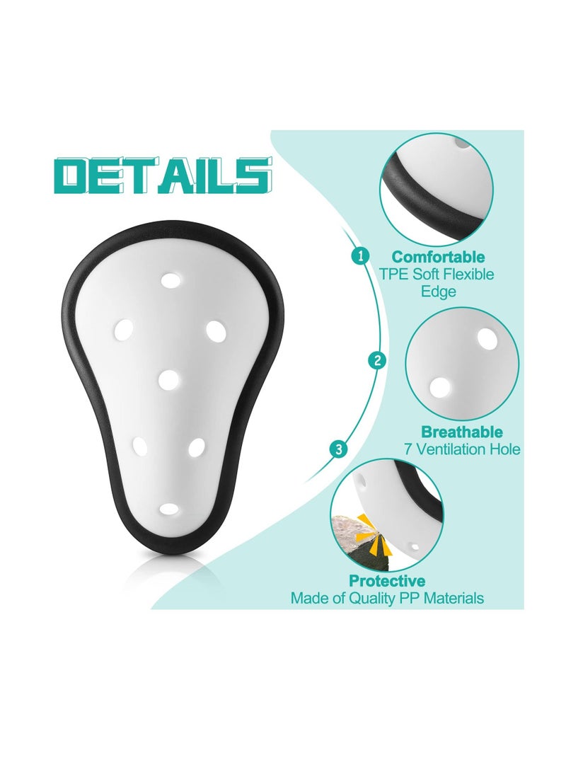 Excefore 6 Pcs Protective Athletic Cup Mens, Lightweight Athletic Cup, Soft and Comfortable Boys Cups for Sports, Suitable for Baseball, Football, Hockey, Lacrosse - Image 3