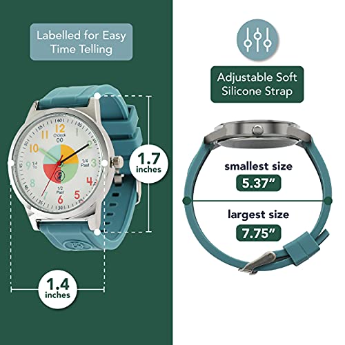 OWLCONIC Analog Kids Watch Teal Green - Girls & Boys Watches Ages 7-12 - Kids Analog Watch - Telling Time Teaching Tool - Gift Watches for Girls and Boys - Image 5