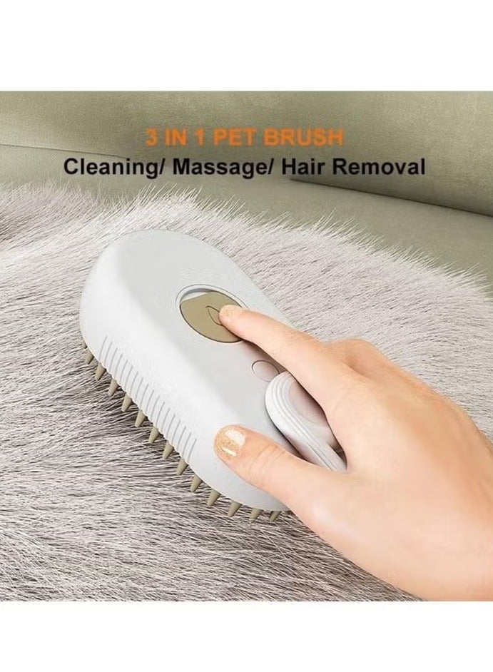 3 in 1 Cat Steam Brush Multifunctional Removes Flying Hair and Tangled Hair - Image 3