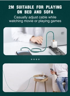 LS631 30W Charging Cable USB To Type-C Nylon Charger Cable  2m Fast PD QC3.0 USB Type C Transfer Android Date Charger Cable - pzsku/Z7EBFA60CB533F25752D0Z/45/_/1726046328/a5ae4615-af9f-4b36-bf8a-5483039218ae