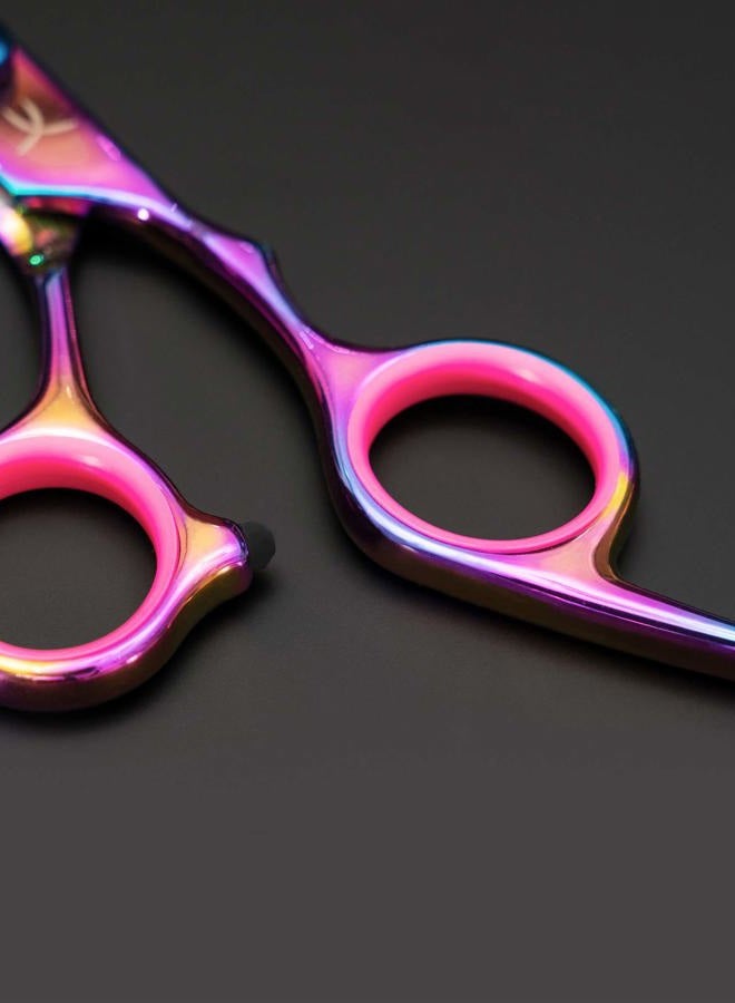 FARRAY 6.5" Professional Hair Cutting Scissors - Japanese Stainless Steel Barber Shears for Salon, Home, All Ages - Ergonomic Handle & Sharp Blades (Aurora color) - Image 5