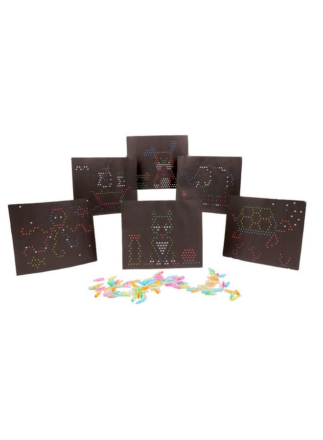 Basic Fun Lite-Brite Peg and Template Refill Pack, Light Up Drawing Board Accessories, LED Pegs with Colors, Toys for Creative Play, Light Toys for Kids Aged 4 + - Image 4