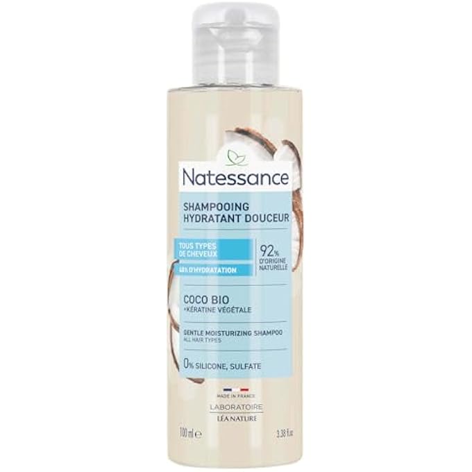 Natessance VEGETABLE SHAMPOO COCO/KERATIN 100 ML - Image 1