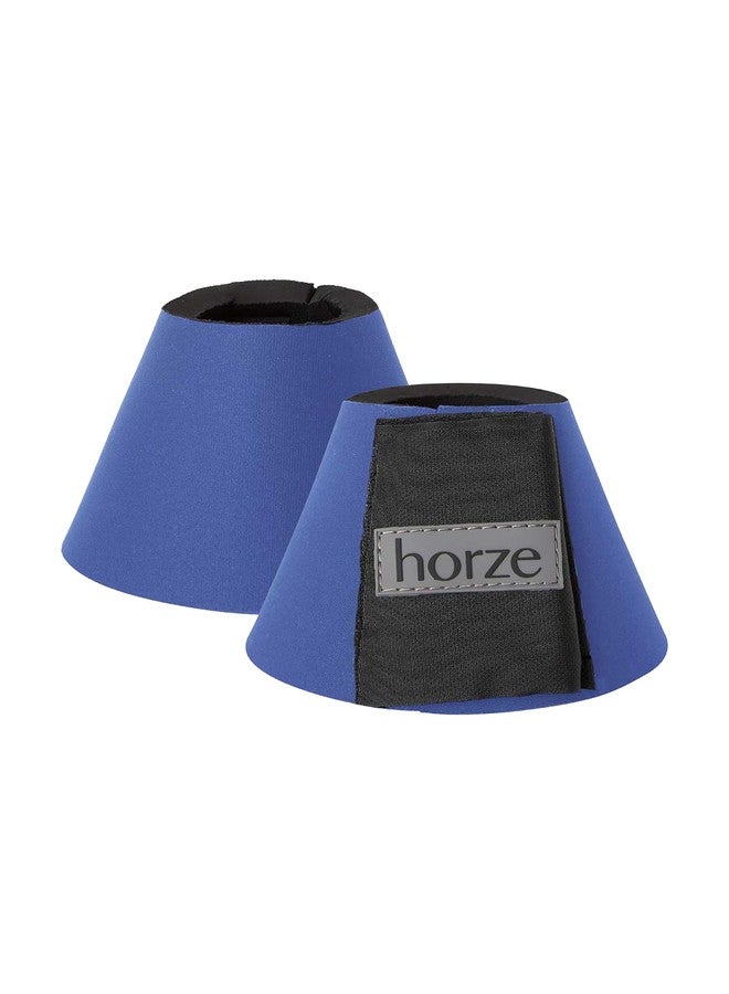 HORZE Pro Overreach Bell Boots for Horses, Neoprene Pair with Quick Wrap Closure, Durable Horse Leg Protection for Training, Turnout and Trail Rides, Shock Absorbing Horse Hoof Boots, in - Image 1