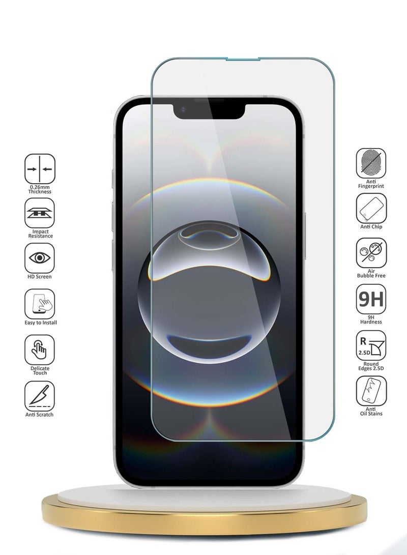 Wtech Apple iPhone 16e 5G 2025 WTech Premium Series Curved Edges 9H 2.5D Tempered Glass Screen Protector (MSG9CN) - Clear - Image 2