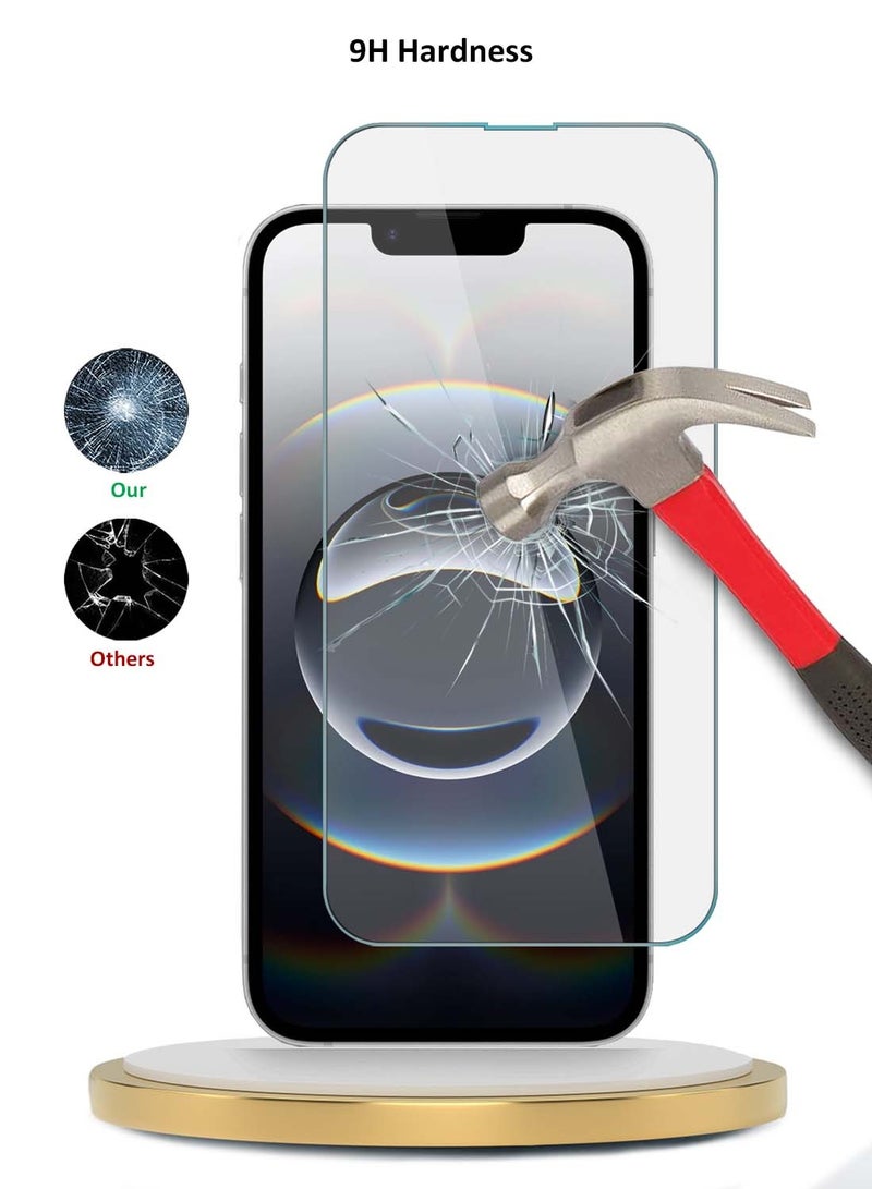 Wtech Apple iPhone 16e 5G 2025 WTech Premium Series Curved Edges 9H 2.5D Tempered Glass Screen Protector (MSG9CN) - Clear - Image 3