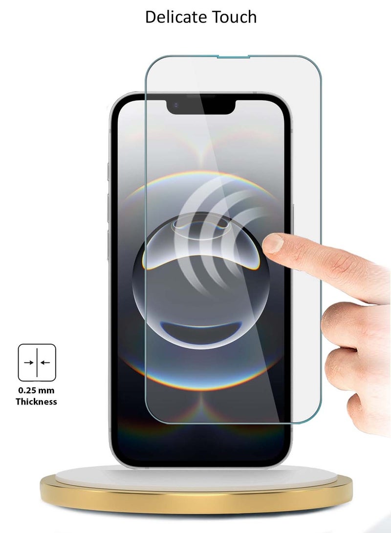 Wtech Apple iPhone 16e 5G 2025 WTech Premium Series Curved Edges 9H 2.5D Tempered Glass Screen Protector (MSG9CN) - Clear - Image 4