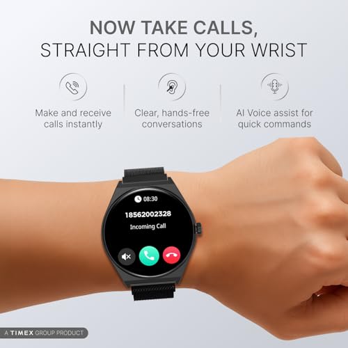 TIMEX Smart Neo 1.43"(3.6cm) AMOLED Display with BT Calling Smartwatch for Unisex - TWTXW1204T - Image 3