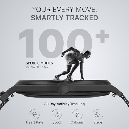 TIMEX Smart Neo 1.43"(3.6cm) AMOLED Display with BT Calling Smartwatch for Unisex - TWTXW1204T - Image 5