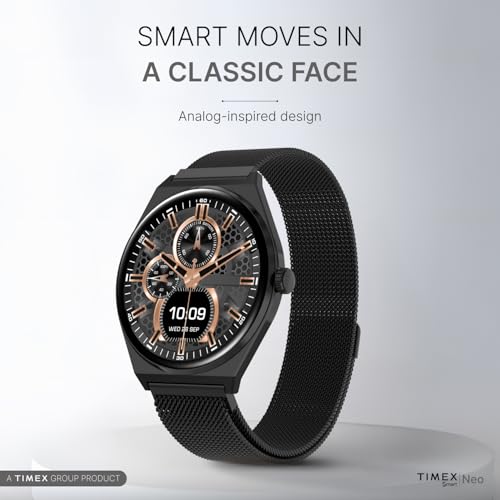 TIMEX Smart Neo 1.43"(3.6cm) AMOLED Display with BT Calling Smartwatch for Unisex - TWTXW1204T - Image 2