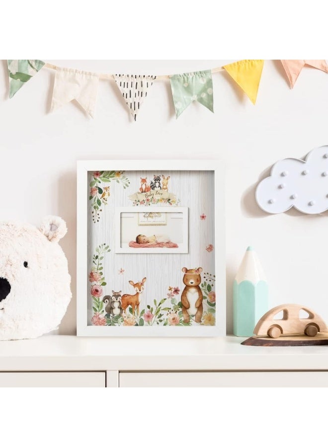 Kate Aspen Pink Woodland Baby Shower Decorations Guest Book Alternative with Wooden Teddy Bear Inserts - Image 4