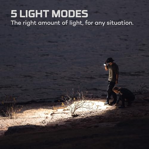 NEBO 12K Flashlight & Portable Charger | 12000 Lumens, 5 Light Modes, Rechargeable, Waterproof & Impact Resistant, Powers USB Devices, Great for Hunting & Camping, Includes USB-C Charging Cable - Image 4