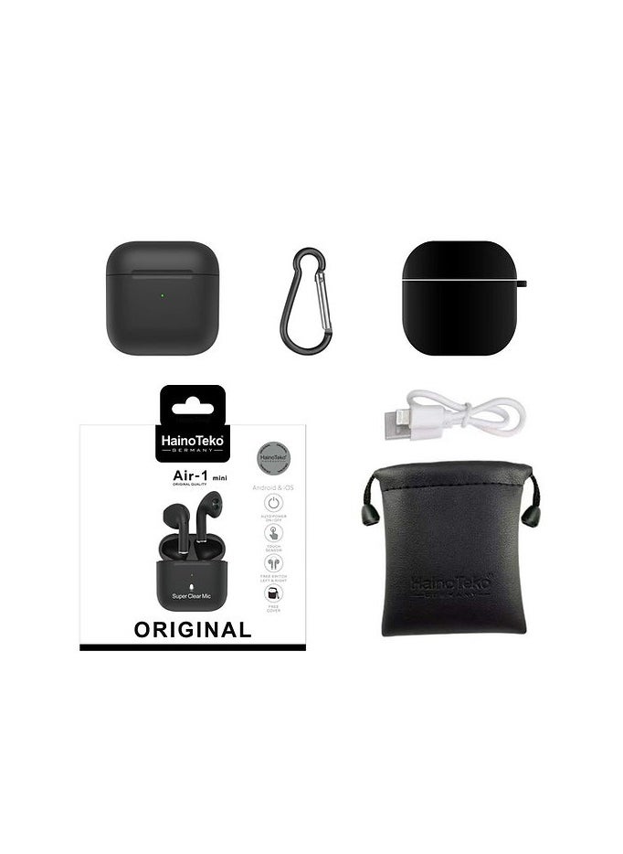 Haino Teko - Haino Teko Germany Air 1 Mini Bluetooth Wireless Earphone Headset and Super Clear Mic For Android and iOS - Image 1