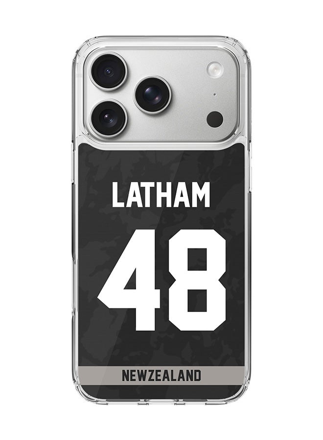 Stylizedd Classic Clear MagSafe Case for iPhone 17 Pro , Hybrid Soft Case Flexible Edges Anti Drop TPU PC Gel Thin Transparent Cover [ Designed for iPhone 17 Pro ] - South Africa Quinton de Kock, Jersey No 12