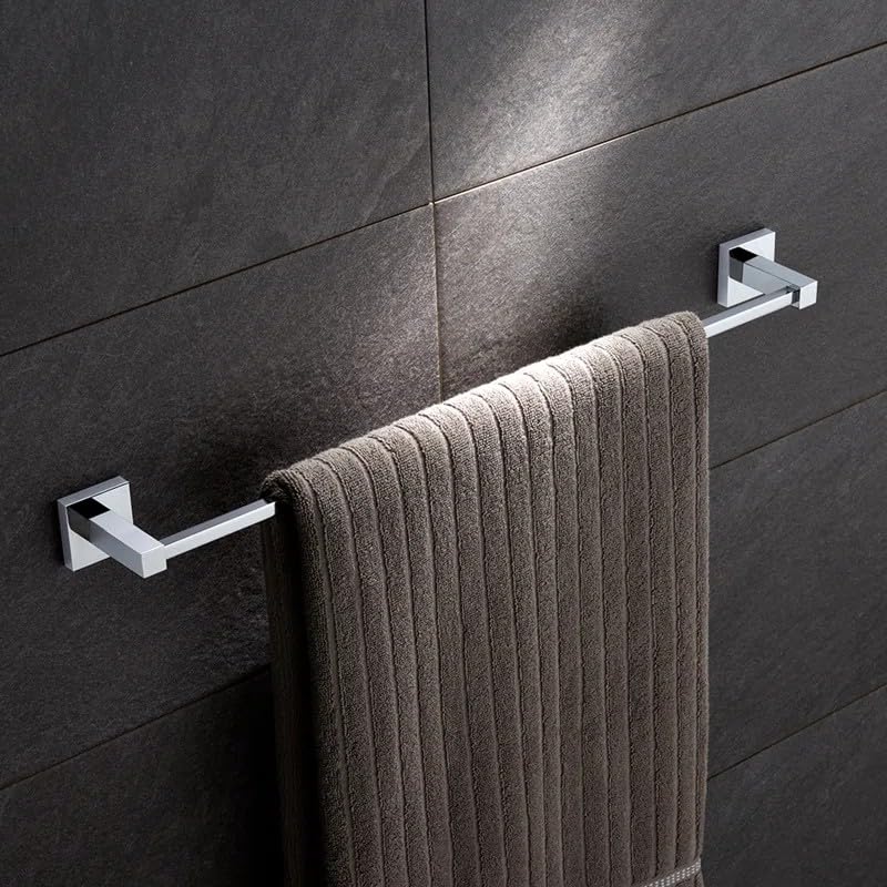 SUNDRY AISI 304 Stainless Steel 24 Inch/Towel Rod Towel Rack for Bathroom/Towel Bar/Towel Hanger/Towel Stand/Bathroom Accessories-Square (24 Inch) - Image 1